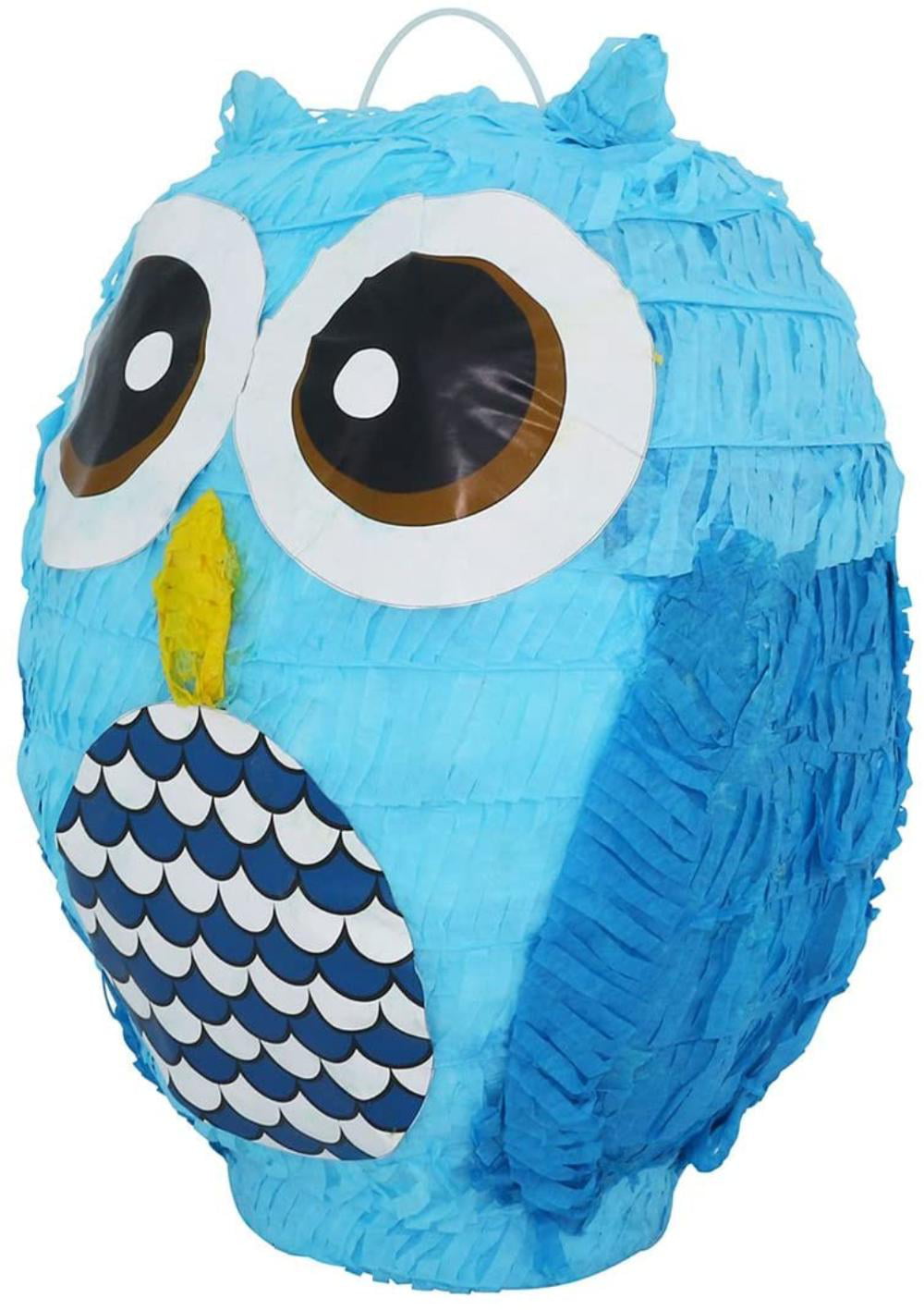 Center Piece or Photo Prop Ideal for Parties Lytio Blue Owl Pinata Cute and Adorable Piñata 
