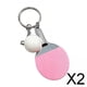 thumbnail image 1 of Llavero de Tenis de Mesa Hugo 2 Piezas de Metal Exquisito Temas Deportivos, 1 of 10