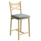 thumbnail image 3 of Taburetes de Bar Tapizados con Respaldo - Juego de 2 Sillas de Comedor Acolchadas para Cocina, Bar o Café, 3 of 21