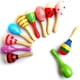 thumbnail image 4 of Pequeña maraca de dibujos animados Mini maraca de percusión de madera Juguete para niños de 0 a 3 años para ejercicios de agarre, 4 of 10