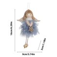 thumbnail image 3 of Adornos Navideños Peluche Ángel Niña con Alas Colgante Muñeca Bebé Colgante onlyliua, 3 of 7