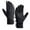 Black, variant on Ajshakl Mens Winter Gloves, Q802 Winter Zipper Touchscreen Windproof Warm Waterproof Cycling Sports Plush Ski Gloves, Black
