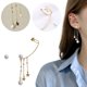 thumbnail image 2 of Pendientes de boda, pendientes de aro, regalo, joyas colgantes, pendientes de fiesta con perlas, 2 of 8