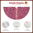 thumbnail image 3 of Sikiie Flowers With Green Leaves Christmas Tree Skirt, Christmas Tree Decorations, Christmas Decor, Tree Mat Decoration(30-48IN)-30", 3 of 6