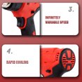 thumbnail image 4 of Amdohai Cordless Handheld Hot Air Machine Lithium Rechargeable Heating Equipment Temperatures Adjustable Power Tool, 4 of 6