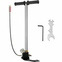PCP Air Pump 4500PSI 3 Stage Hand Pump for Airguns, High Pressure Rifle Pump with Foldable Pedal & Gauge, Paintball/Diving Tank Inflation