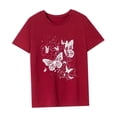 thumbnail image 4 of Camiseta para mujer Camiseta básica Camiseta simple con cuello redondo para mujer para el trabajo Senderismo Deportes M, 4 of 7
