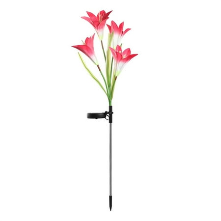

Winter Savings Clearance! SuoKom Flower Solar Garden Stake Lights Colorful Discoloration LED Solar Lamp