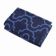 thumbnail image 2 of Superior Cotton Flannel Trellis Pillowcase Set, Standard, Navy Blue, 2 of 8