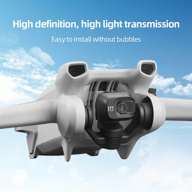 Película protectora de lente Película protectora de vidrio templado HD para DJI Mini 3/Mini 3 Pro Kuymtek Para estrenar