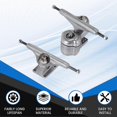 thumbnail image 3 of For Surf Skate Bracket 6 Hole Base 6.25Inch Trucks Surf Skateboard Trucks Adapter Rear Truck, 3 of 5