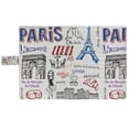 thumbnail image 3 of PKQWTM Paris Doodles Book Cover Book Protector Book Sleeve Book Pouch Book Bag 6x9 inch, 3 of 4