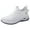 White, variant on YLYL Women's Orthopedic Sneakers Arch Support Non Slip Comfortable Breathable Walking Running Tennis Shoes
