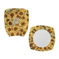 thumbnail image 7 of ZUXONGSY Sunflower Cat Desk Chair Cover 2 Pack Computer Chair Seat Cushion Cover Stretch Rotating Chair Slipcover Stain Resistant Backrest Slipcovers for Student Office Worker, 7 of 7