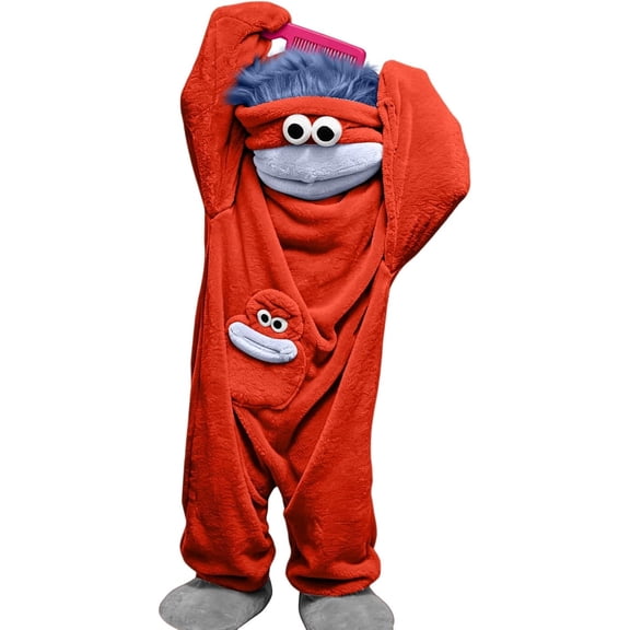 Big Mouth Monster Onesie Adult Halloween Costume Pajamas