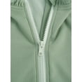 thumbnail image 4 of Faithtur Infant Girl Solid Color Ruffle Zipper Rash Guard Swimwear Bathing Suit, 4 of 8