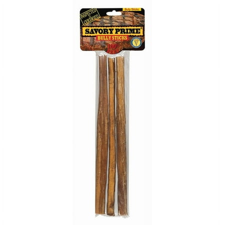 UPC: 0810359003139 | Savory Prime Natural Beef Grain Free Bully Stick For Dogs 9 in. 3 pk