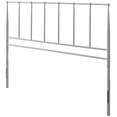 thumbnail image 3 of Contemporary Modern Urban Designer Bedroom Full Size Headbaord, Stainless Steel Metal, Grey Gray, 3 of 4