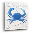 thumbnail image 2 of Epic Art 'Sea Creature Crab Blue' by Courtney Prahl, Acrylic Glass Wall Art, 12"x12", 2 of 8