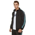 thumbnail image 1 of Ensemble de Survêtement de Course Athlétique pour Hommes, Survêtement de Jogging à Fermeture Éclair Complète, 1 of 6