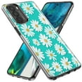 thumbnail image 2 of MUNDAZE Motorola Moto G Fast Turquoise Teal White Daisies Cute Daisy Polka Dots Double Layer Phone Case Cover, 2 of 5