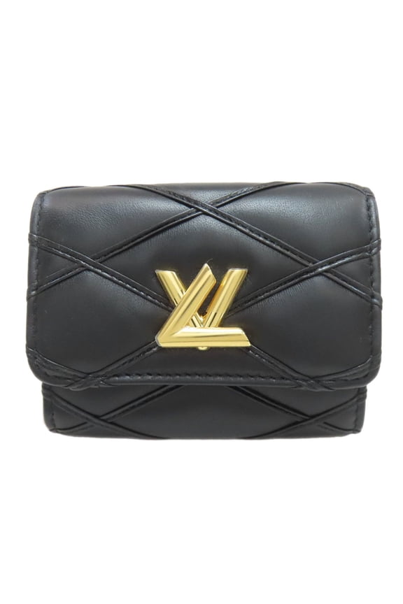 Pre-Owned Louis Vuitton M83078 Rosalie GO-14 Bi-fold Wallet, Calfskin, Women's LOUIS VUITTON