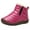 Hot Pink, variant on PEASKJP Baby Booties for Girls Baby Girls Cowboy Tassel Boots Soft Ankle Boots Toddler First Walkers Crib Shoes (Black,13)