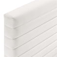 thumbnail image 3 of Pemberly Row Tête de Lit Capitonnée en Bois King/California King, Blanc, 3 of 7