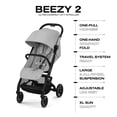 thumbnail image 5 of CYBEX Beezy 2 Compact and Lightweight Travel Stroller - Compatible with CYBEX Car Seats, Fog Grey, 5 of 5