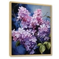 thumbnail image 2 of Designart "Dream Of Lilacs In Minimalism V" Lilacs Floater Framed Canvas Wall Art, 2 of 5