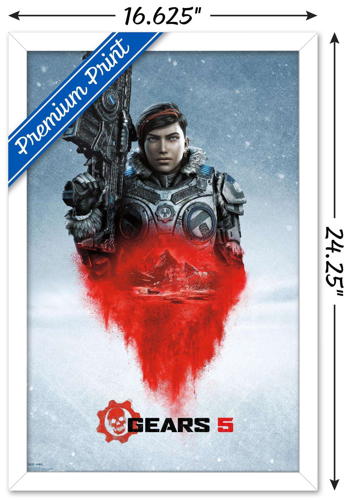 Gears 5 - Kait Diaz Wall Poster, 14.725" x 22.375", Framed
