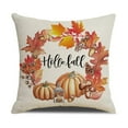 thumbnail image 2 of PRIYAL Autumn Pumking Linen Pillow Covers Decorative Throw Pillow Case for Couch,4pcs 18x18 inch  Cushion Cover for Sofa Bedroom Home Decor, 2 of 8