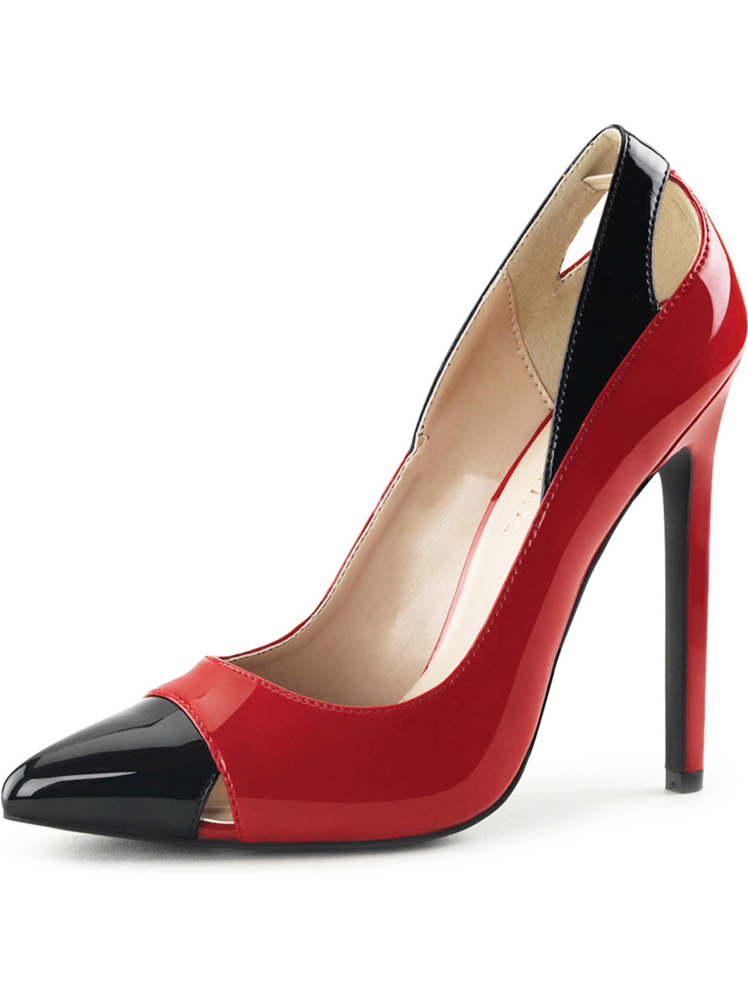 Womens Red and Black Shoes Spectator 