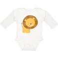 thumbnail image 3 of Inktastic Happy Lion Boys or Girls Long Sleeve Baby Bodysuit, 3 of 5