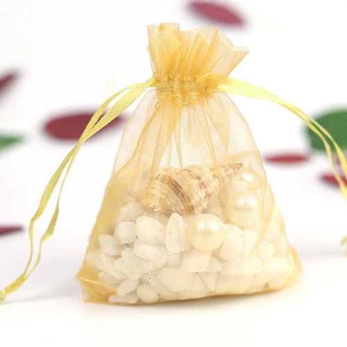 50PCS  Sheer Organza Wedding Xmas Party Favor Gift Candy Bags Jewellery Pouches 