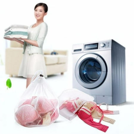

Laundry Bag Washing Mesh Net Drawstring Underwear Bra