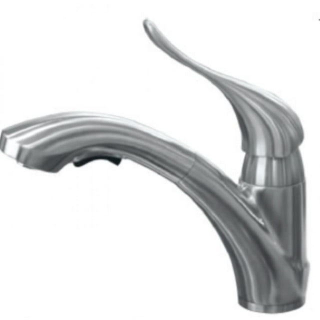 American Imaginations 1 Hole CSA Approved Stainless Steel Faucet In Stainless Steel Color AI-34870