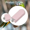 thumbnail image 6 of Dualoai Bird Perch Platform Beak Grinding Stone Bird Nail Trims Hamster Parrot Stand Pink, 6 of 9