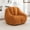 Orange, variant on Oufan Tufted Bean Bag Chair, Fluffy and Lazy Sofa with Memory Foam for Apartment, Living Room