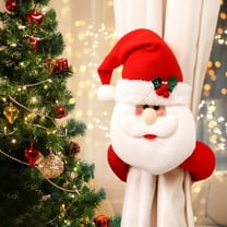 Vggrvlo Santa Claus Christmas Decorations Ornaments 2025 Newly Cute Christmas Doll Santa Claus Xmas Treetop Ornament for Office, Indoor, Room, Mantel