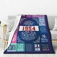 thumbnail image 2 of 80th Birthday Gifts for Women, Birthday Gift for 80 Year Old Woman, Happy 80 Year Old Birthday Gifts Ideas, 1944 Birthday Gifts for Women, Best 80th Birthday Gifts for Woman Throw Blanket 60" x 50", 2 of 5