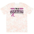thumbnail image 3 of Inktastic I'm a Survivor Breast Cancer Awareness with Ribbon T-Shirt, 3 of 5