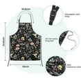 thumbnail image 7 of Pioneer Flower Floral Print Pattern Kids Aprons for Girls and Boys,Adjustable Neck Strap Toddler Aprons for Kids Cooking Baking, 7 of 7