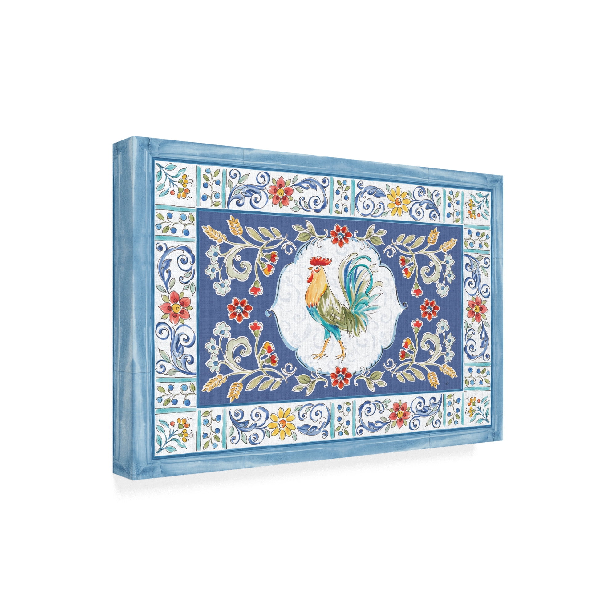 Trademark Fine Art 'Morning Bloom I Blue' Canvas Art by Daphne Brissonnet