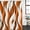 Chocolate, variant on Blue White Moire Shower Curtain Set - Small 36" x 72" Washable Bathtub Curtain with 12 Hooks, Modern Abstract Art Waterproof Fabric Stall Shower Curtains for Bathroom/Bathtub Décor