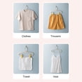 thumbnail image 3 of YAOMOBB Shirt Hanging Racks 10Pcs Baby Clothes Hangers Stackable Good Load bearing Non Slip High Toughness Smooth Surface Space saving, 3 of 5