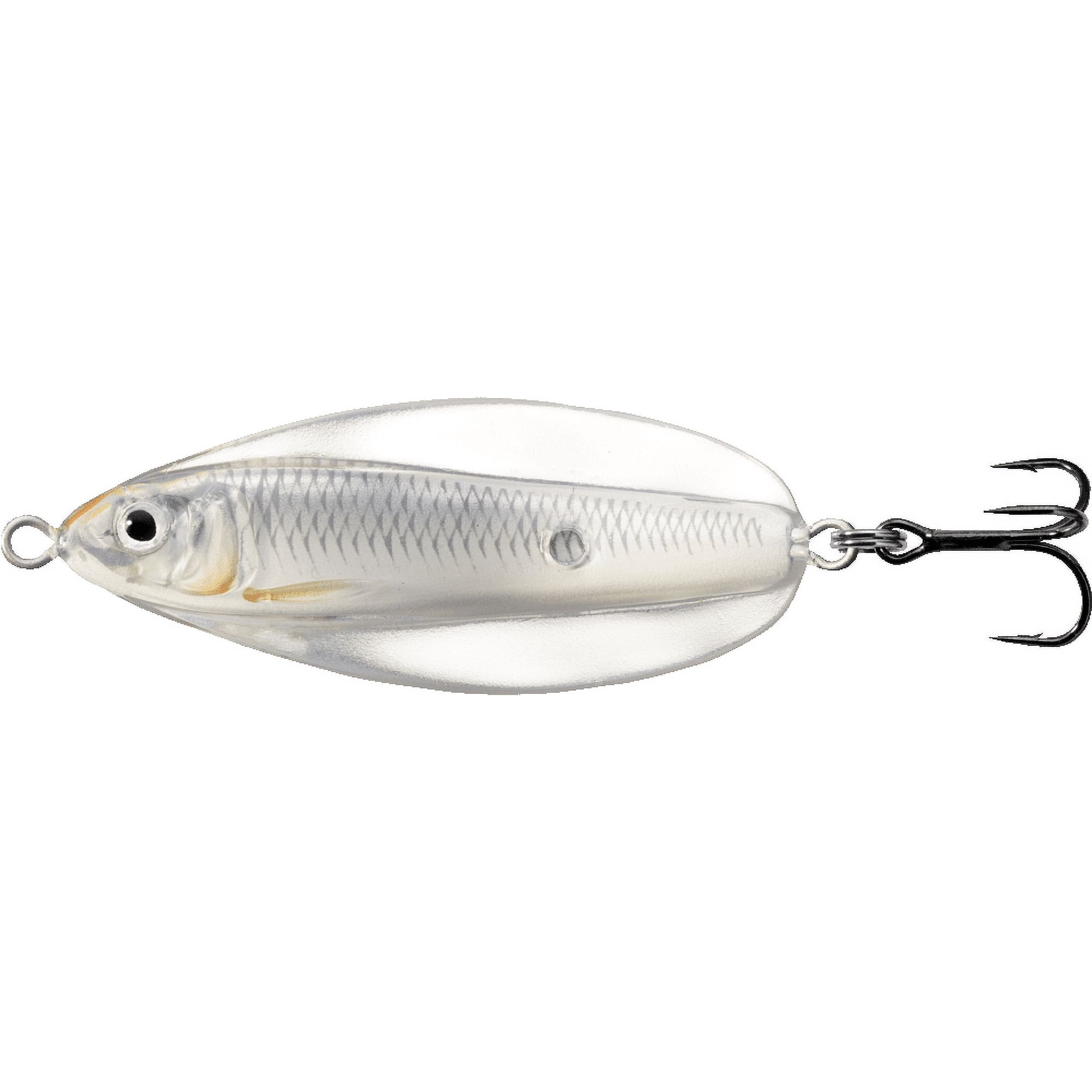 LiveTarget Erratic Shiner- Casting Spoon 2 1/4 3/8oz Glow/Pearl