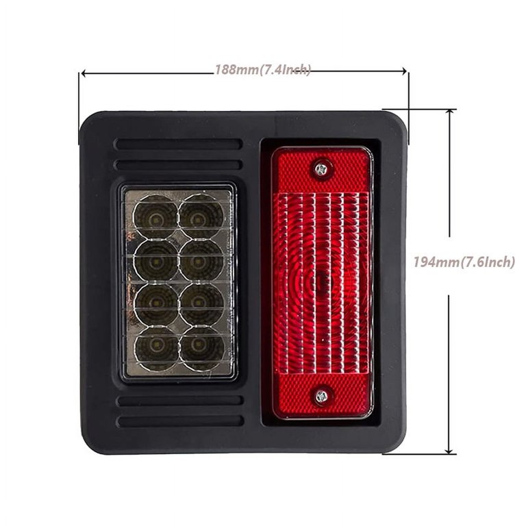 2 LED Rear Lamp Taillight 6670284 fits Bobcat T450 T590