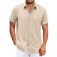 thumbnail image 1 of Hawaiian Shirt For Men, Men's Vintage Button Down Bowling Shirts Short Sleeve Summer Beach Shirt 2XL, 1 of 4