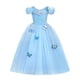 thumbnail image 3 of Frozen Girls Elsa Anna Princess Dress Kids Cinderella Rapunzel Belle Snow White Disguise Cosplay 2024 Halloween Carnival Costume, 3 of 5